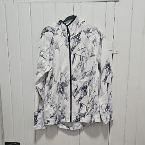 Nike Black and White Marble Hoodie